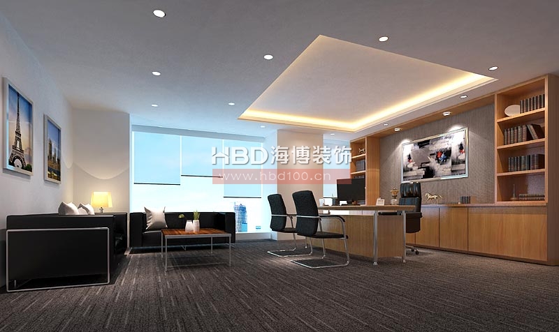 廣州誠琛投資咨詢公司辦公室裝修 經(jīng)理辦公室