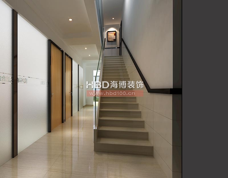 金合力服裝公司過道設計