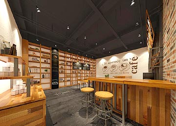 太古倉韓式咖啡廳設(shè)計(jì)裝修