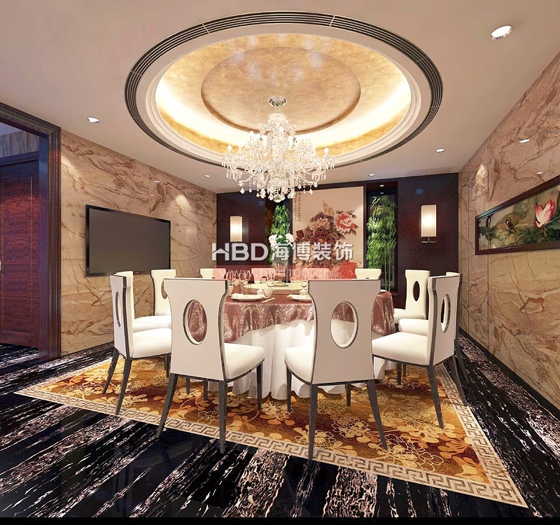 茂名市廣東源豐集團(tuán)公司會(huì)所設(shè)計(jì) 餐廳