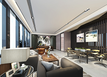 高德置地新聯(lián)盟集團總經理室設計