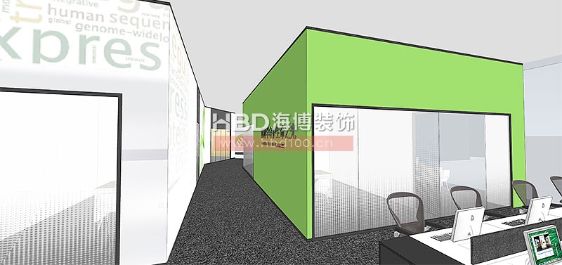 過道設(shè)計效果圖,辦公室裝修設(shè)計,海博裝飾.jpg