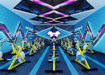 高格調(diào)時(shí)尚健身會所設(shè)計(jì)裝修