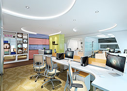 北歐風(fēng)辦公室裝修設(shè)計案例